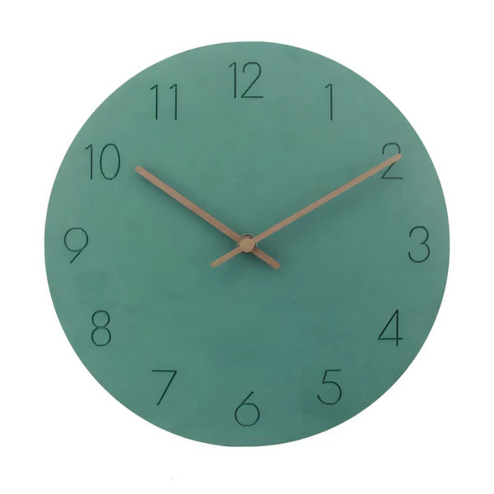 BowLift | Large Wall Clock Wood Modern | Minimalistic Wall Design