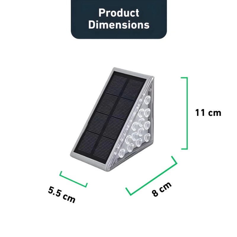 BowLift | Outdoor Solar Stair Lights | Weatherproof, Automatic & Eco-Friendly Lighting for Safe Outdoor Spaces