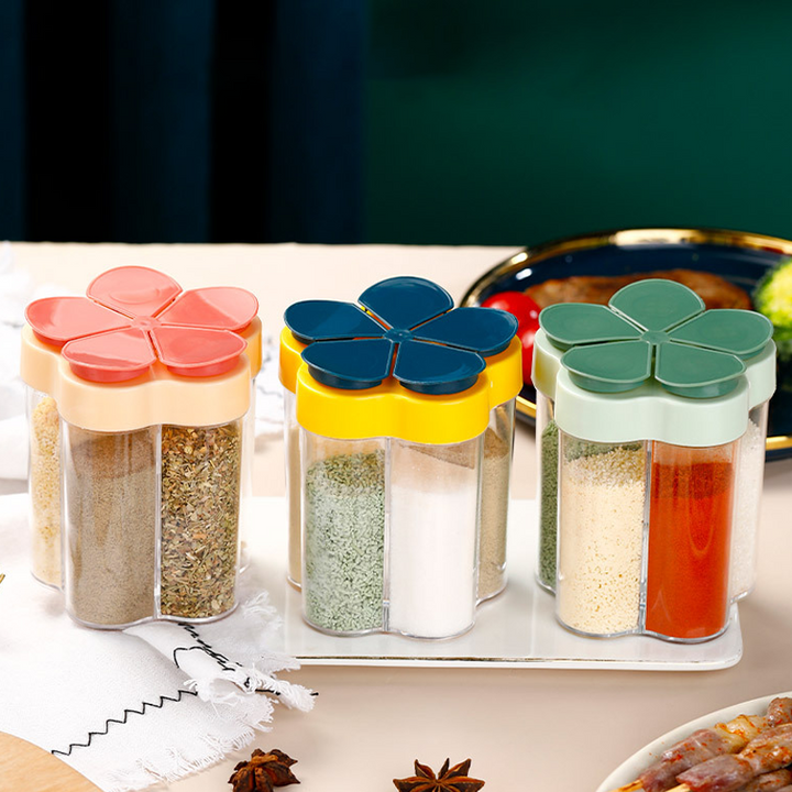 5-in-1 Grid Seasoning Jar | Bowlift