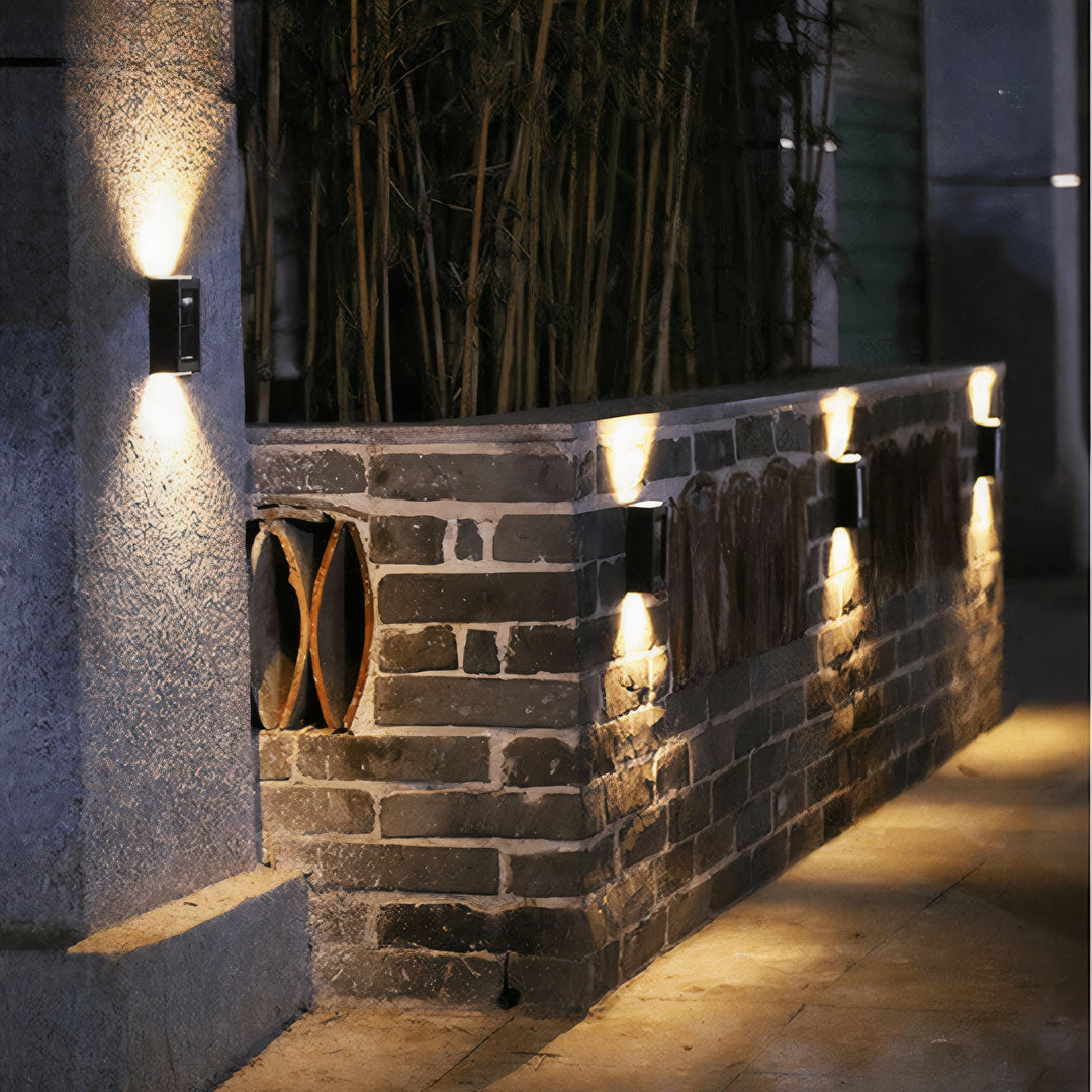 BowLift | LuxeSolar Elegant LED Wall Lamp | Sustainable solar energy with automatic operation