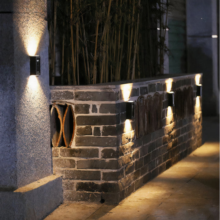 BowLift | LuxeSolar Elegant LED Wall Lamp | Sustainable solar energy with automatic operation