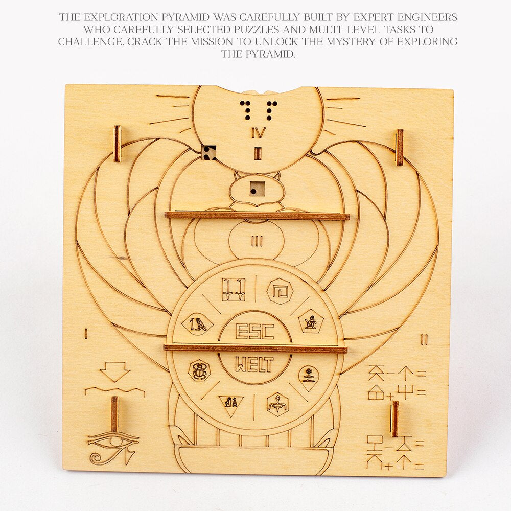 BowLift | Wooden Assemble The Pyramid of Maya