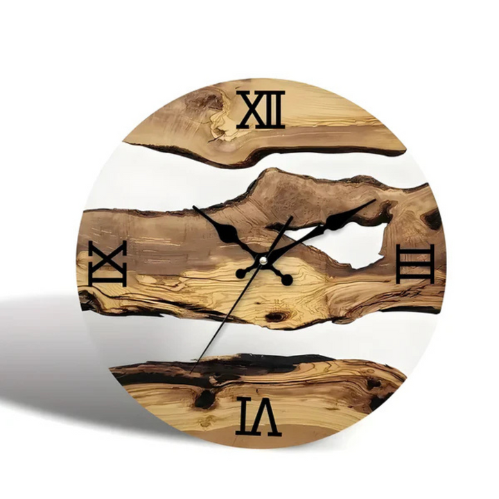 BowLift | Grane | Modern Black Wall Clock 30 cm made of Acrylic