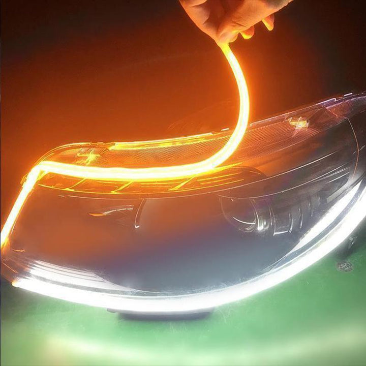 BowLift | Flexible DRL LED Night & Daytime Running Light Strip (No Disassembling Needed)
