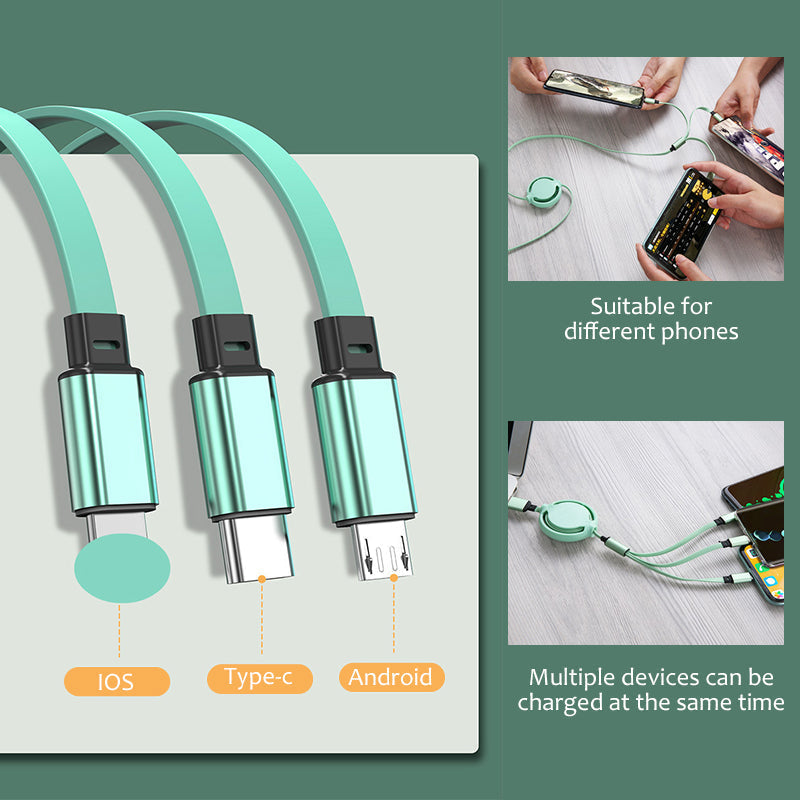 BowLift | 3 in 1 Fast Magic Cable Suitable for iPhone