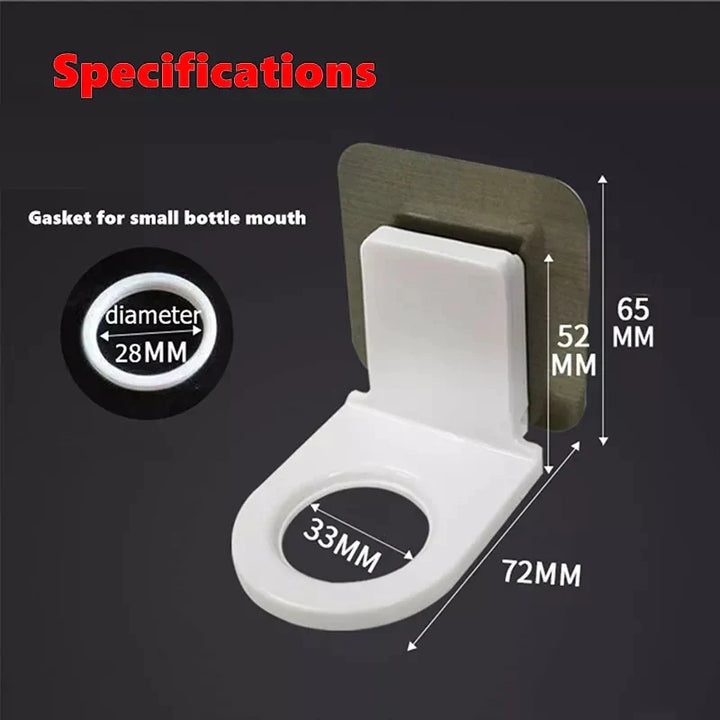 Shampoo & Sanitizer Adhesive Sticky Holder Bowlift