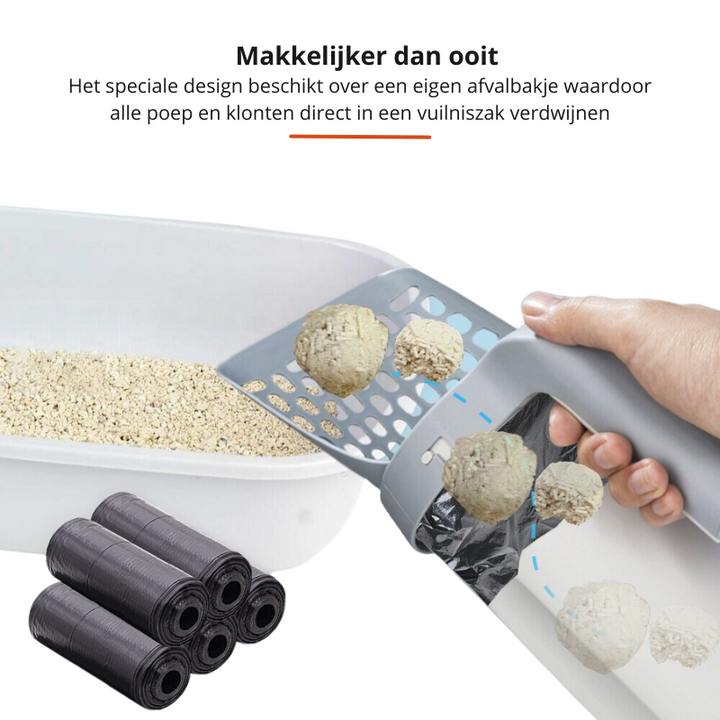 Hygienic Cat Litter Box without Odors Bowlift
