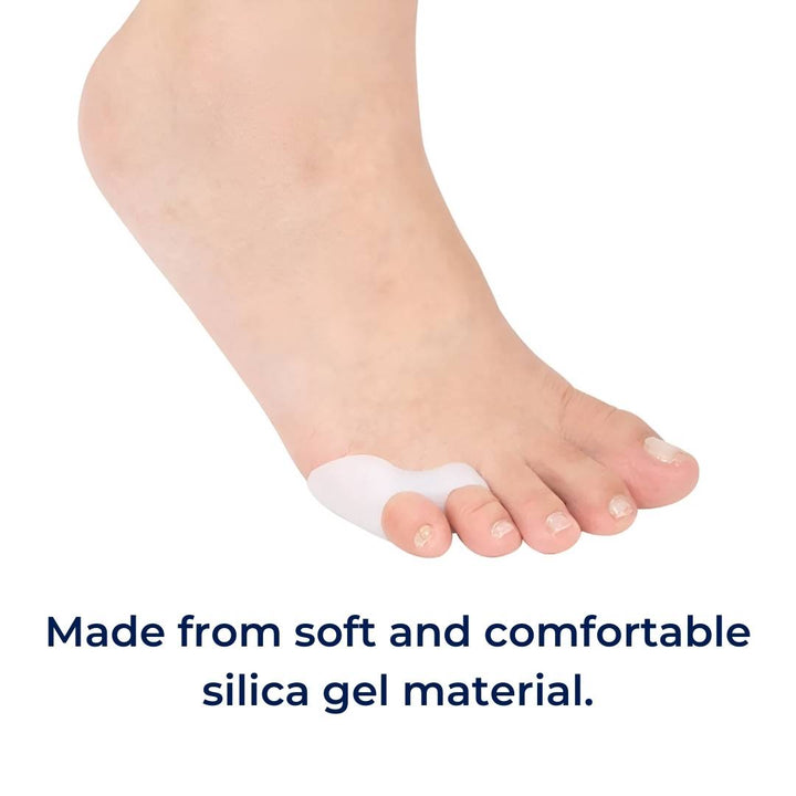 ToeGuard Orthopedic Toe Spacers | Bunionette Corrector - Little Toe Straightener - for Bunions - Hammertoe and Toe Alignment Bowlift