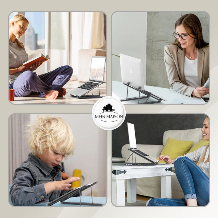 BowLift | ProDock Stand – 8-in-1 Laptop Riser and Hub combined!