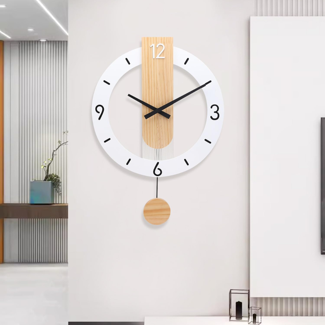 BowLift | Elegant Large Clock for Living Room