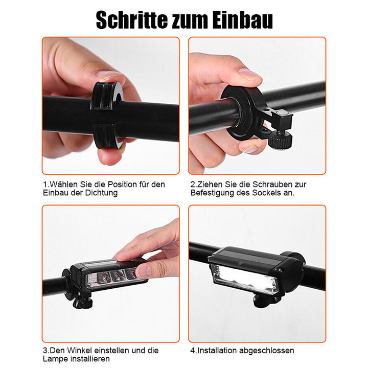 BowLift | Ultra-Bright Rechargeable LED Bike Light – 900 Lumen Bicycle Headlight for Night Riding