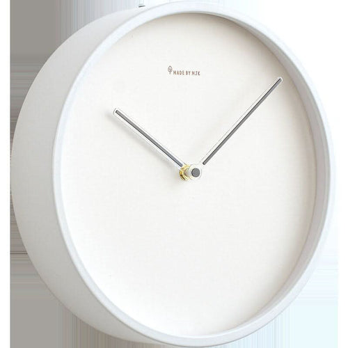 BowLift | Nordic Minimalist Wooden Wall Clock White Black Design