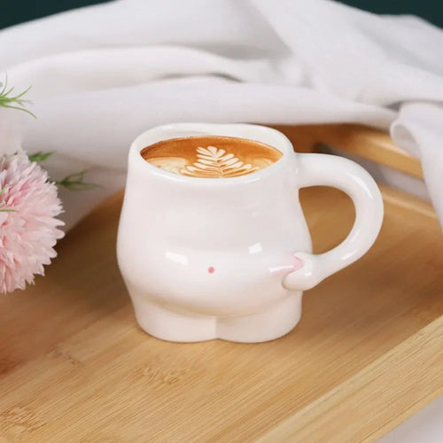 BowLift | Big Belly Fat Ceramic Coffee Mug