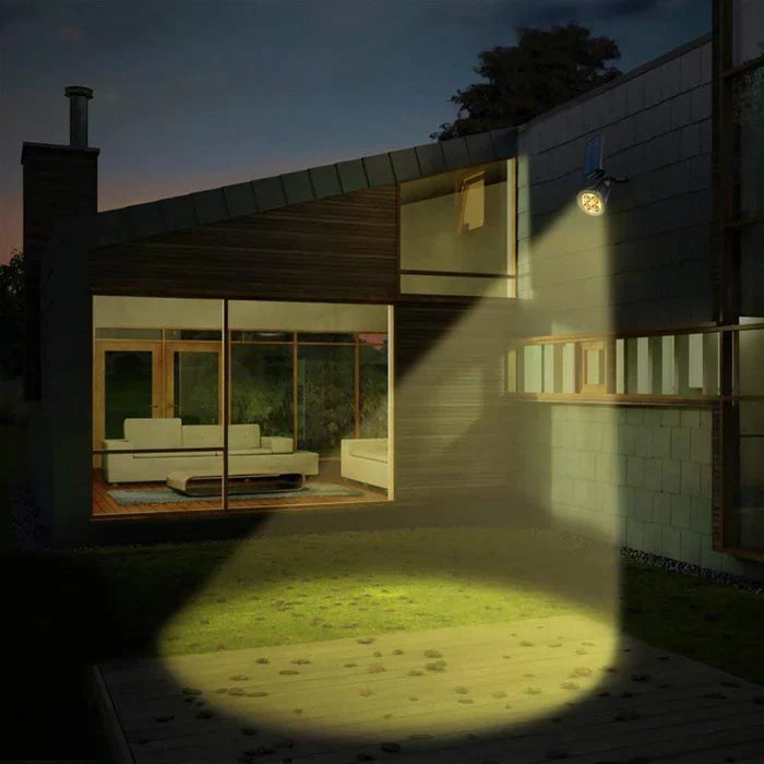 Sustainable Adjustable Solar Spotlight Bowlift