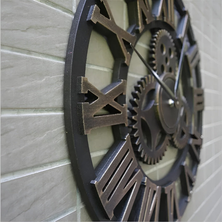BowLift | GearSphere Wall Clock in Gear Design