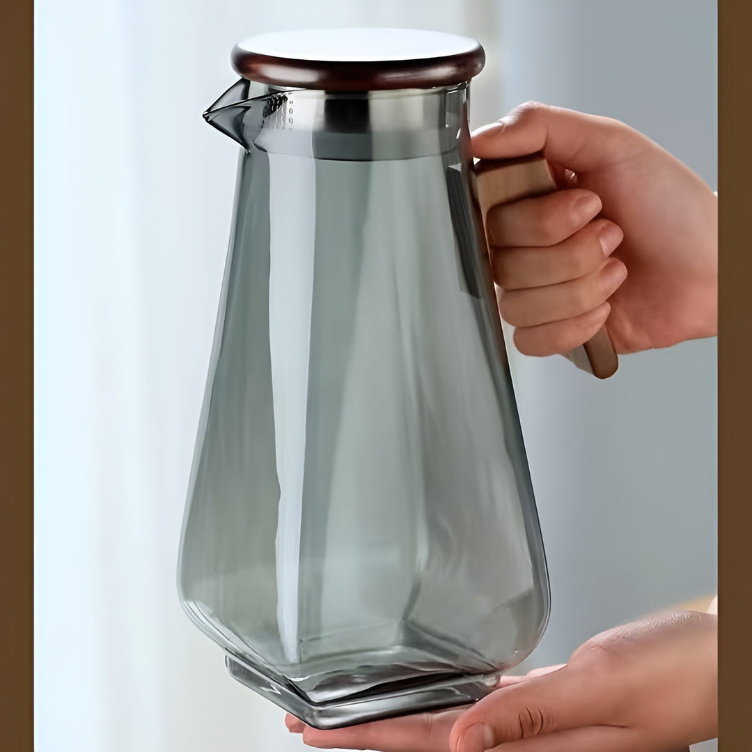 Glass Jug with Large Capacity – Heat Resistant and DuraBowlifte | Perfect for Water and Juice | Bowlift