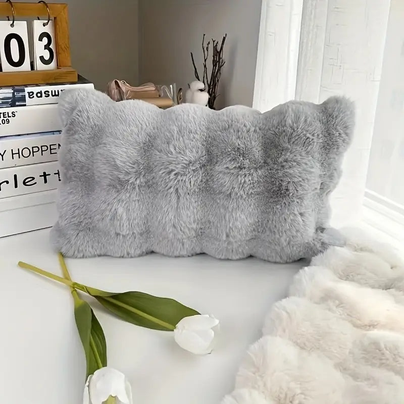 BowLift | Rabbit Faux Fur Pillow Cover