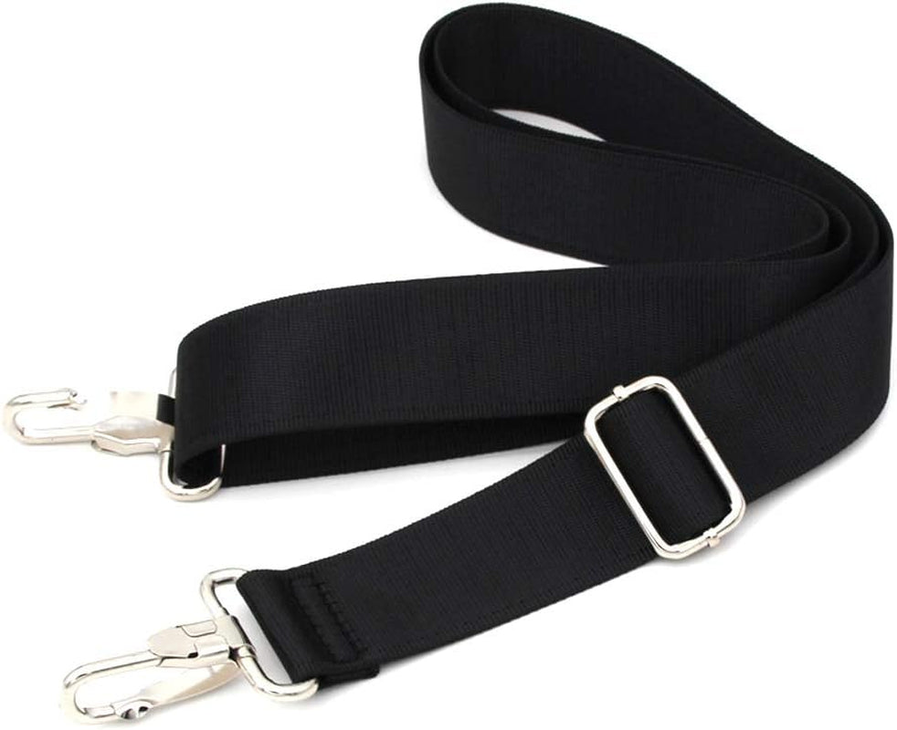 BowLift | 47 inch bag replacement shoulder strap | Padded & Adjustable - Perfect for travel bags, laptop bags, briefcases, camera bags, messenger bags, diaper bags & more (Black)