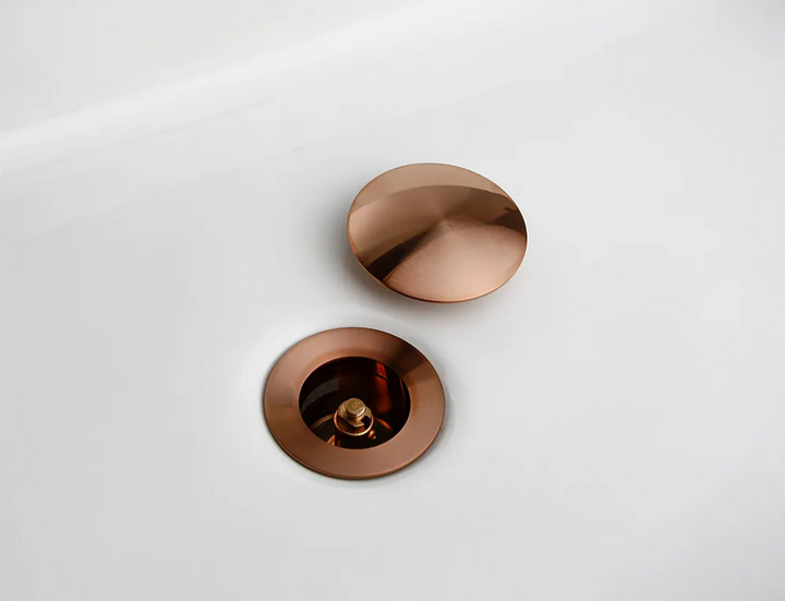 Bagnolux Rose Gold Sink Drain Valve Bowlift