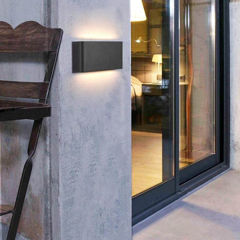 BowLift | Modern LED Outdoor Wall Light – Waterproof, Rectangular