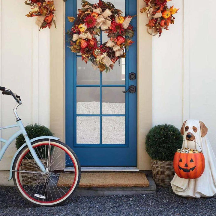 BowLift | Pumpkin Puppy Resin Garden Decor
