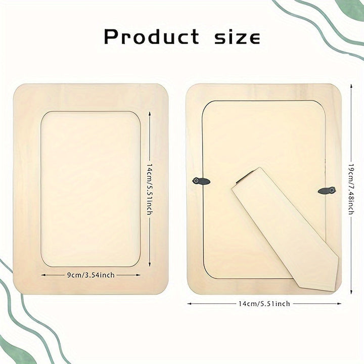 CreativeFrame – Set of 10 DIY Photo Frames Wood Bowlift
