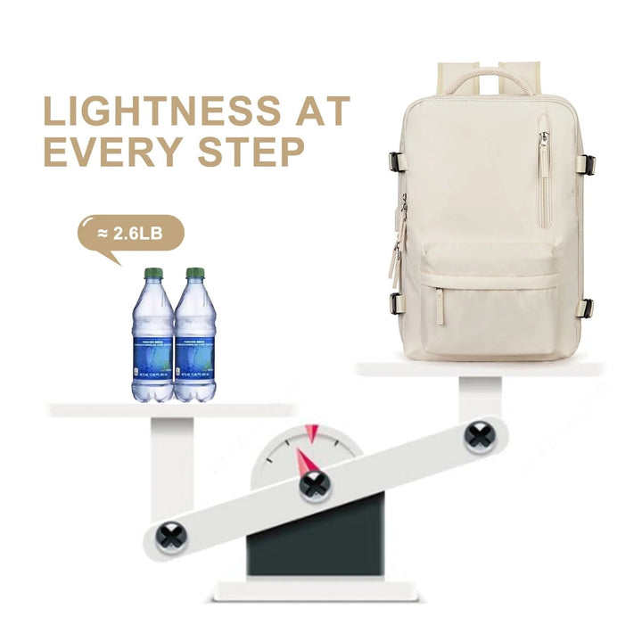BowLift | Women's Large Travel Backpack – Waterproof Hiking Rucksack | Anti-Theft & USB Charging