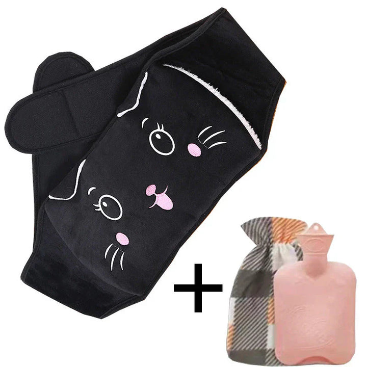 BowLift | WarmCush – Reusable Plush Hot Water Bottle with Hip Cushion
