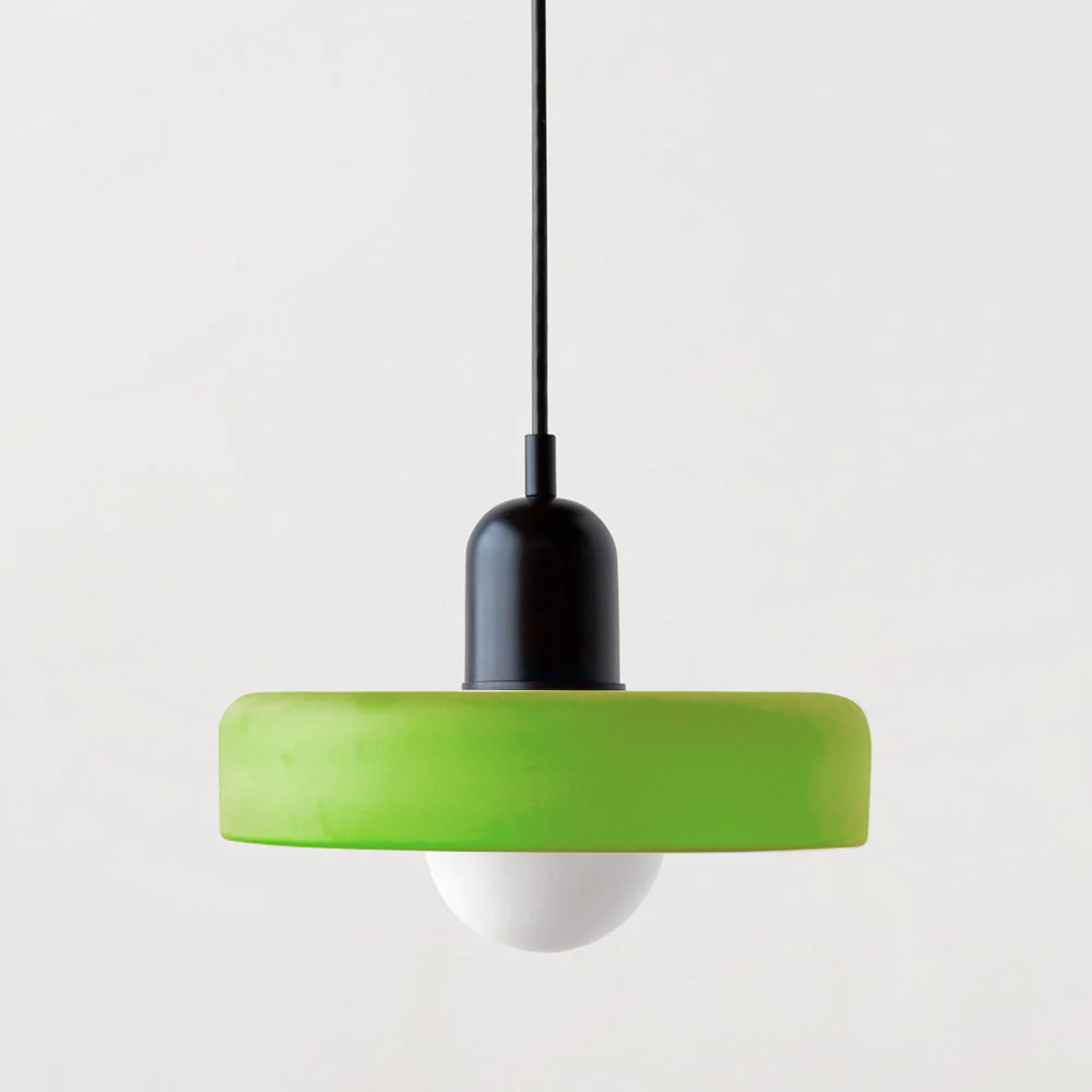 BowLift | Bauhaus Pendant Light made of Colored Glass