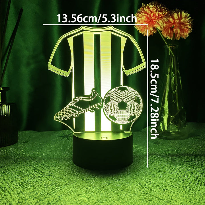 SportGlow Lamp - 3D LED Night Light for Football Fans Bowlift