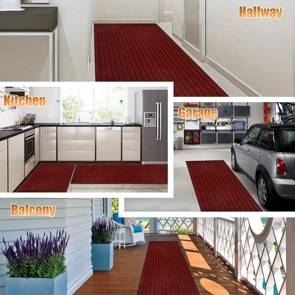 Non-Slip & Washable Runner for Indoor and Outdoor - GripLuxe | Bowlift