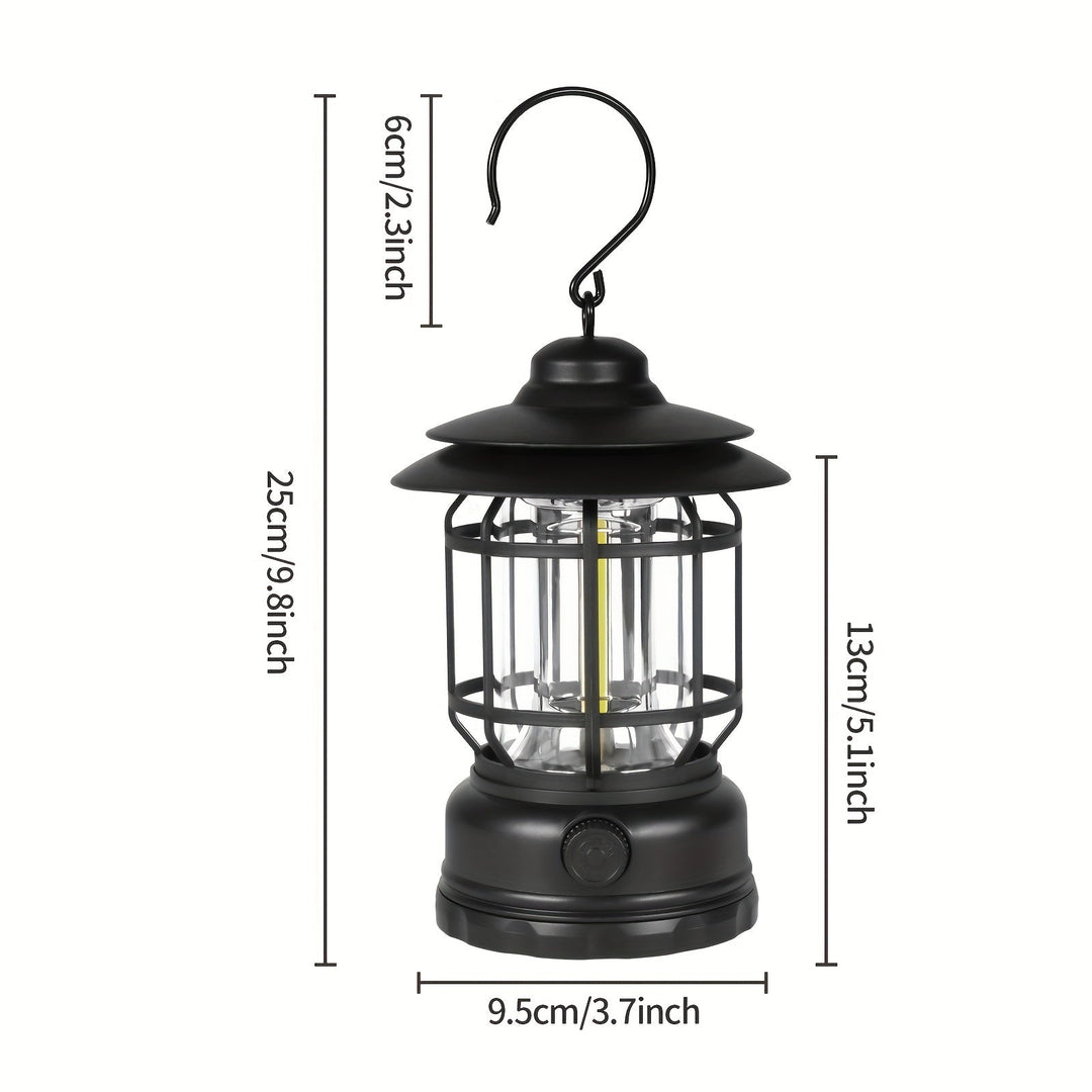 RetroGlow Lamp – Dimmable Rechargeable LED Outdoor Lighting | Bowlift