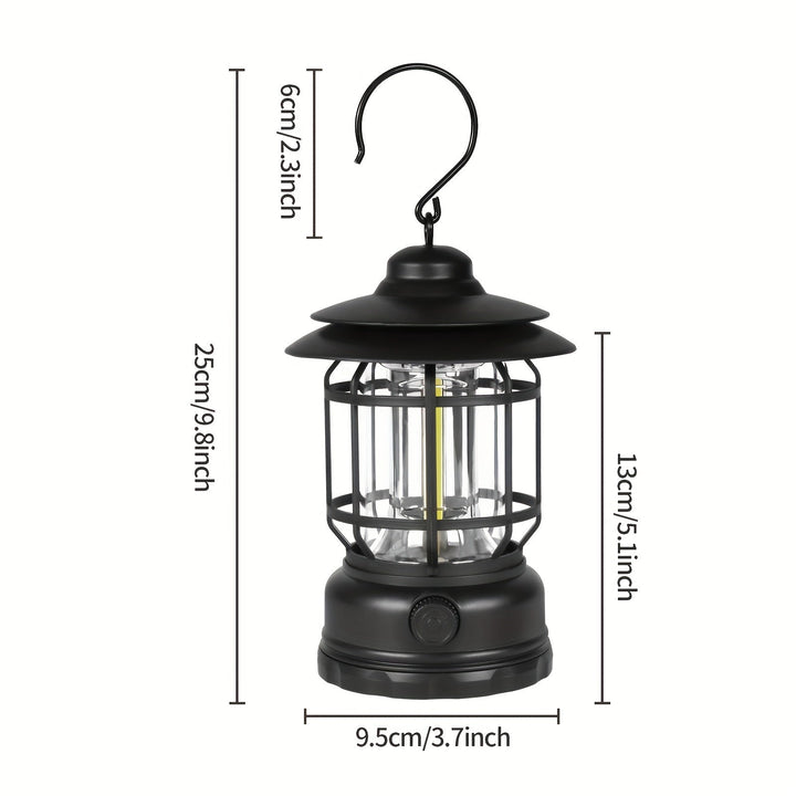 RetroGlow Lamp – Dimmable Rechargeable LED Outdoor Lighting | Bowlift