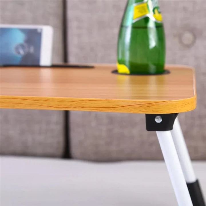 Wooden Folding Laptop Desk Bowlift