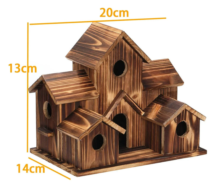 BowLift | 6 Hole Handmade Birdhouse - NestHaven