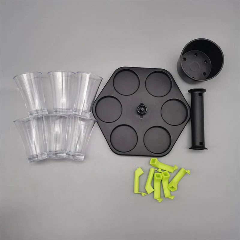 6 Shot Glass Dispenser Liquor Drinking Tools Bar Accessories | Bowlift