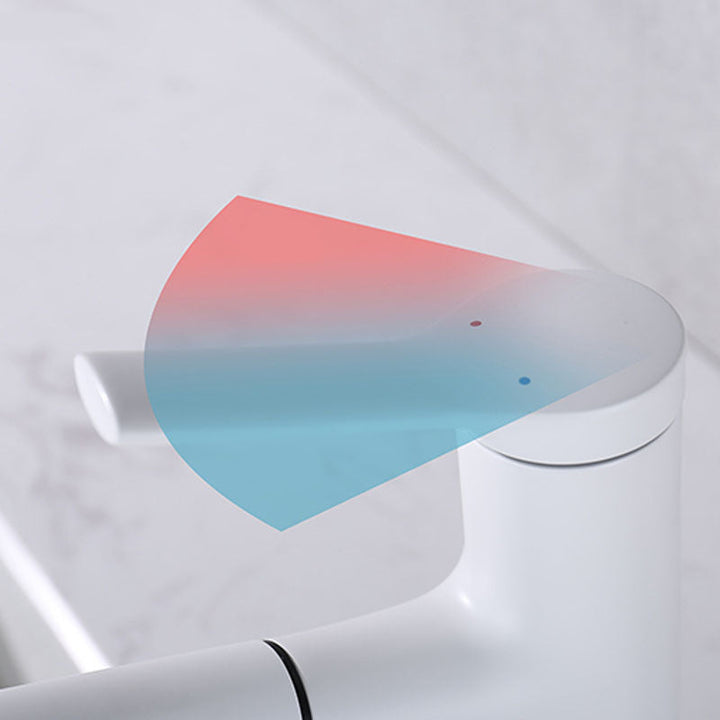 BowLift | Contemporary Single Handle Faucet Retractable Sink Faucet with Lever Handle