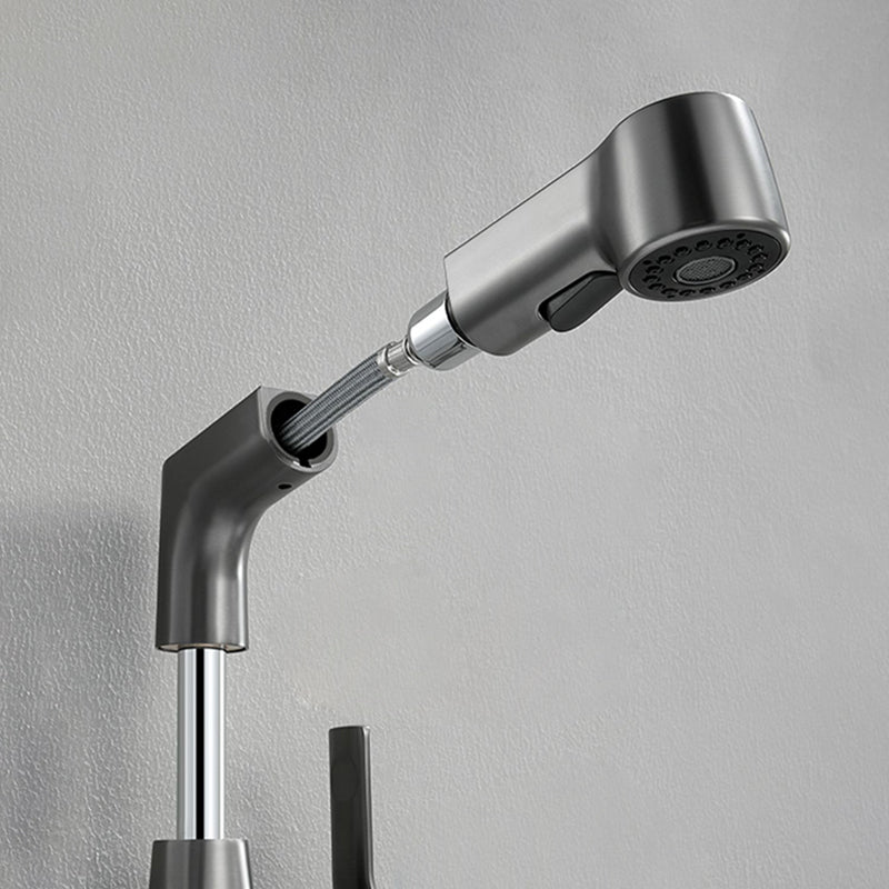 BowLift | Modern 1-Lever Sink Faucet Round Basin Faucet Brass