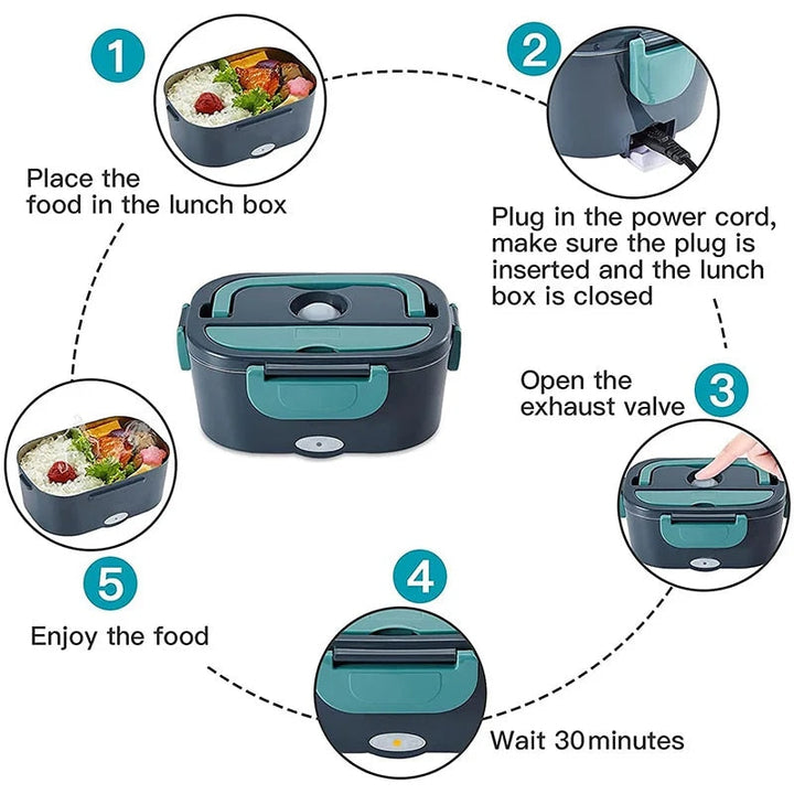 BowLift | 3in1 Electric Heat Fast Portable Meal Warmer Box