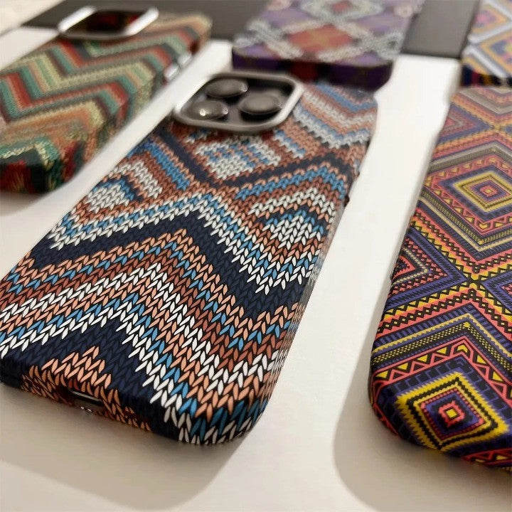 BowLift | Carbon Weave Sleek Texture iPhone Case