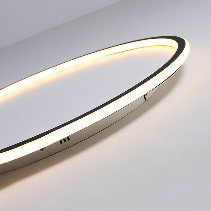 LunaNova - Modern LED Ceiling Light Metal/Acrylic for Living and Bedroom, Bowliftack/White Design | Bowlift