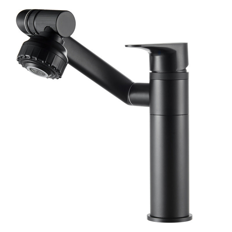 BowLift | Modern Copper Low Arc Centerset Faucets Bathroom Sink Faucet