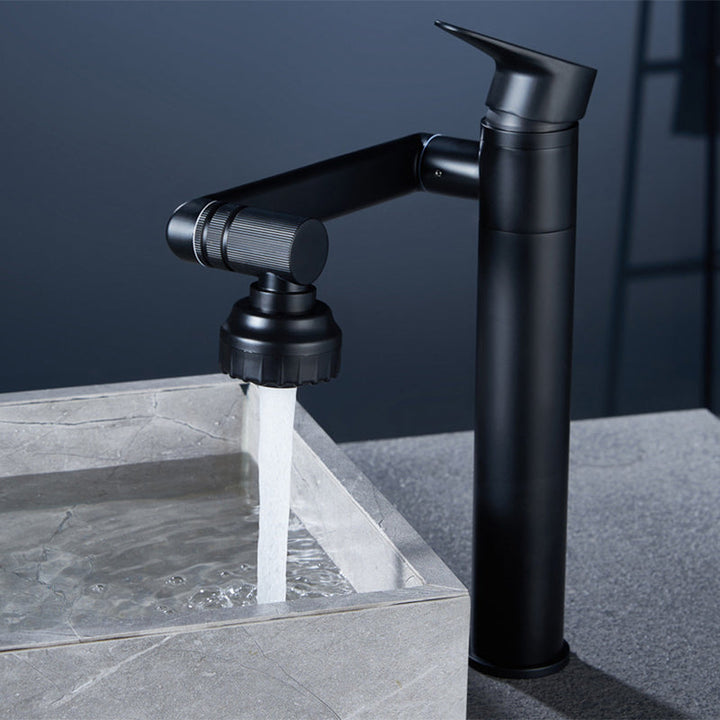BowLift | Modern Copper Low Arc Centerset Faucets Bathroom Sink Faucet