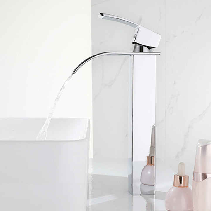 BowLift | Waterfall Basin Tap Bathroom Faucet Lightweight Luxury Basin Faucet