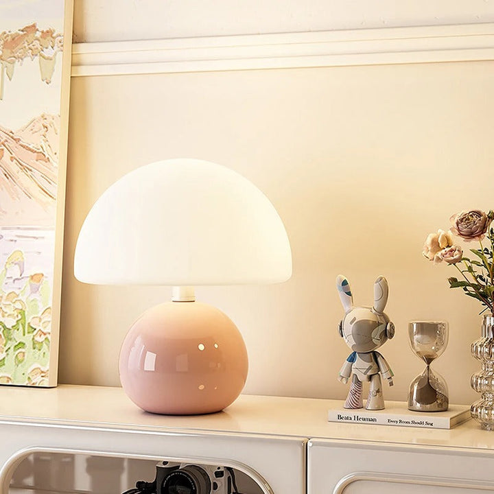 Modern bedside lamp with soft, warm white light - Stylish lighting for bedroom & living room | Bowlift