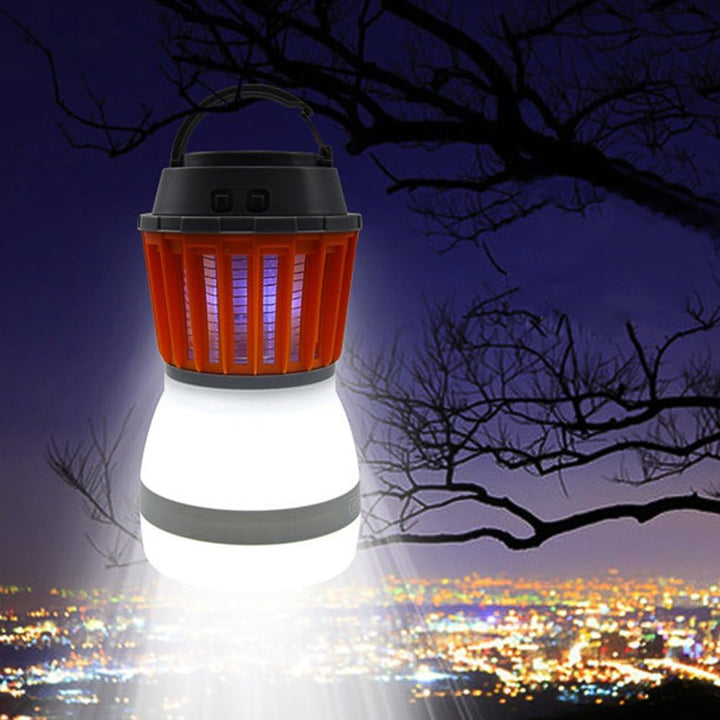 BowLift | Solar LED Mosquito Lamp with Integrated Lantern – Effective Insect Protection and Lighting for Garden and Camping