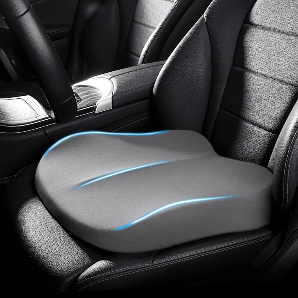 Car Cushion Height Increase – Ergonomic Seat Booster Cushion with Memory Foam | Bowlift