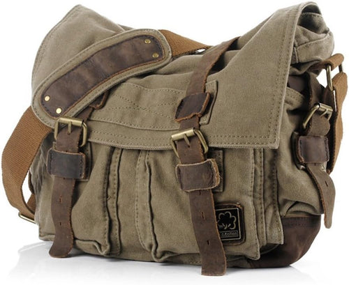 RetroCarry Bag – Vintage Canvas Shoulder Bag for Laptops Bowlift