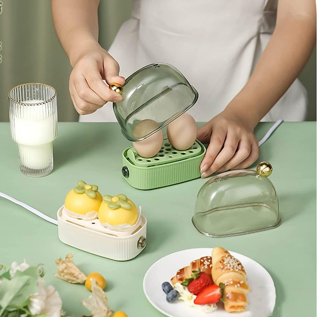 KookNest Mini Egg Cooker – Automatic Electric Egg Cooker for 2 Eggs | Bowlift