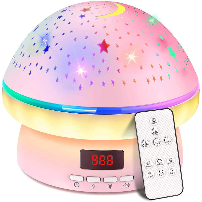 StarGlow Nightlight – Magical Star Projector with Timer Bowlift